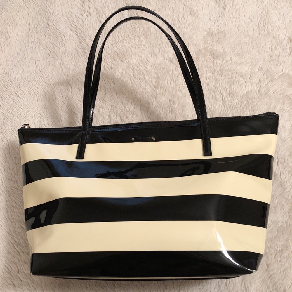 Kate Spade Striped Nylon Tote